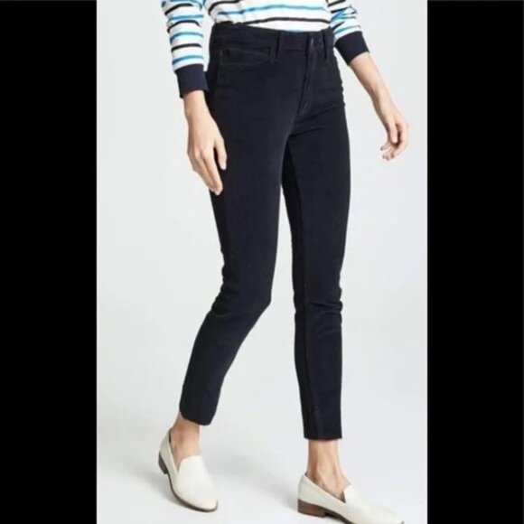 Joe's Jeans Skinny Corduroy Black Visionaire size 26 Stretch Mid Rise - Picture 1 of 8